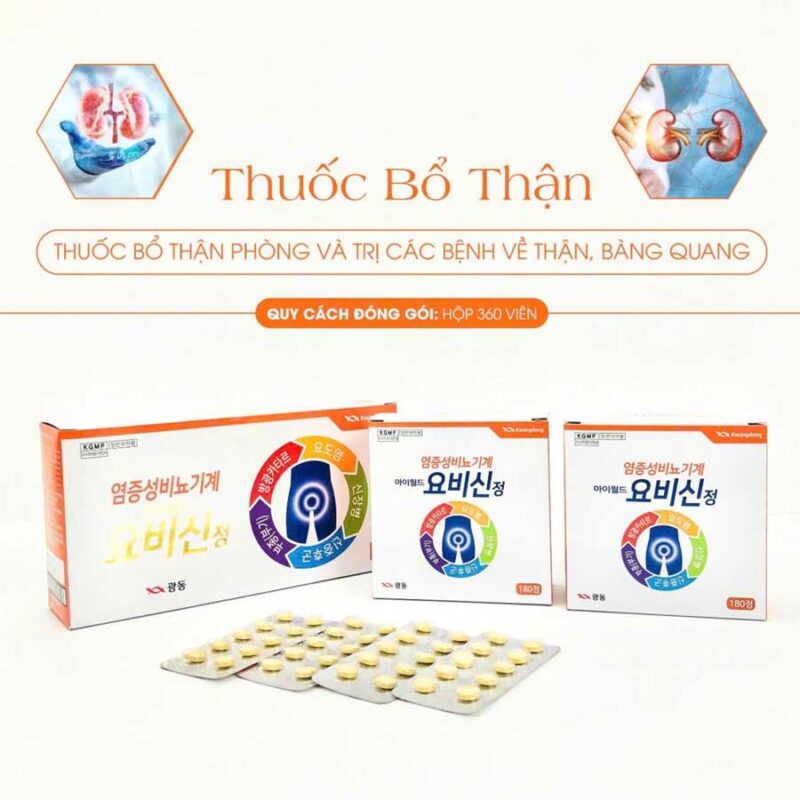 Viên Uống Bổ Thận Kwangdong Hàn Quốc Hộp 360 Viên