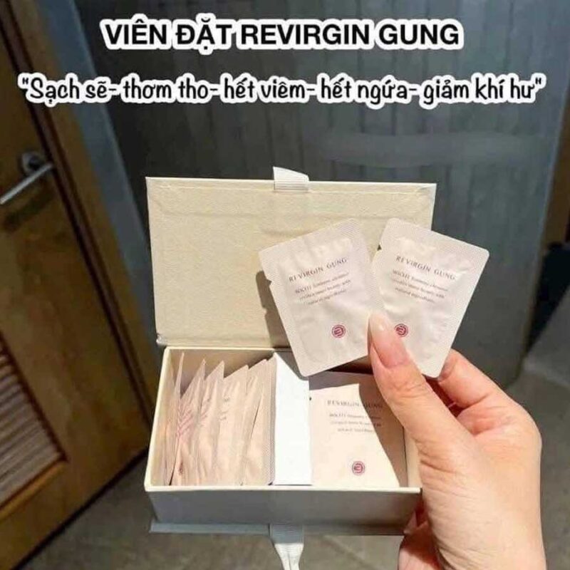 Viên đặt se khít âm đạo Revirgin Gung Hàn Quốc mẫu mới 14 viên